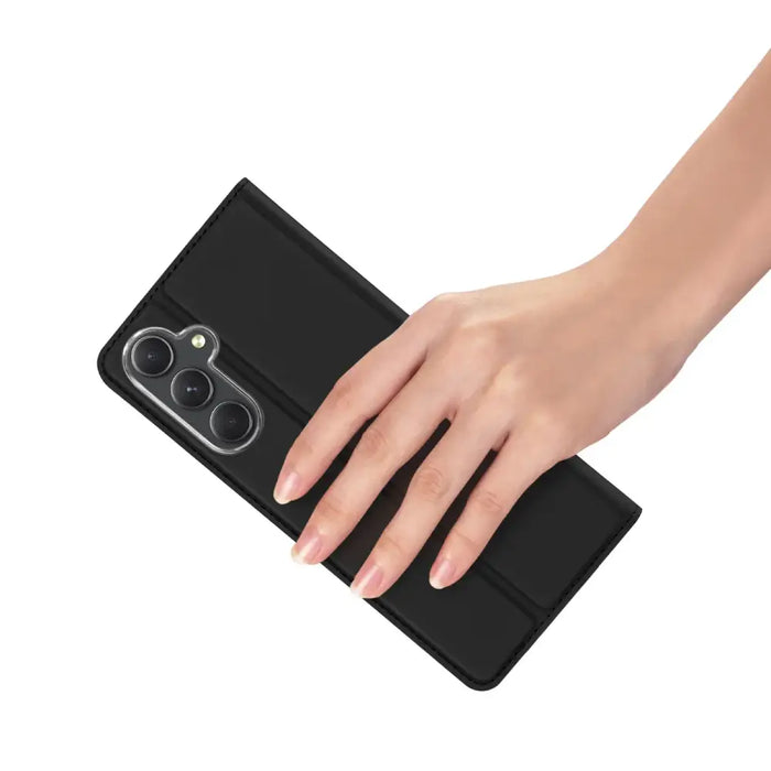 Wallet case with stand for Samsung Galaxy S23 FE Dux Ducis Skin Pro - black - Cell phone cases and covers<<<HurtelXML