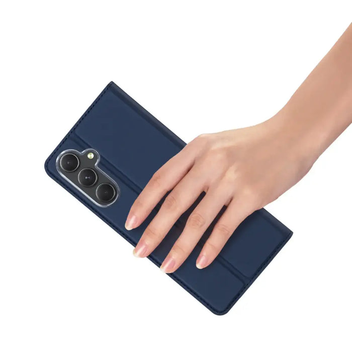 Wallet case with stand for Samsung Galaxy S23 FE Dux Ducis Skin Pro - blue - Cell phone cases and covers<<<HurtelXML