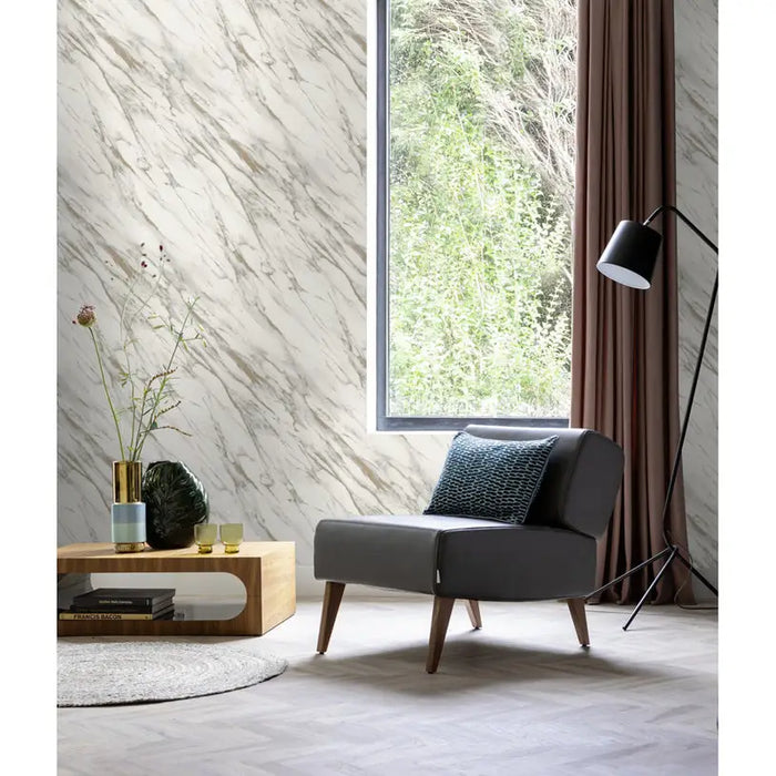 WALLPAPER DUPLEX TONI BAD GOLD-WHITE MARBLE - Тапети<<<Тапети и фототапети<<<Мебели и