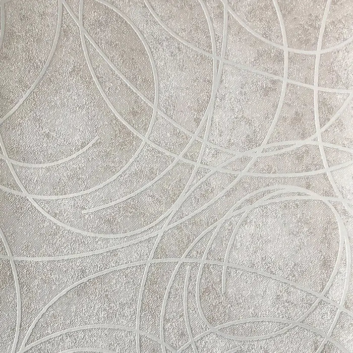 WALLPAPER VINYL BEST SELLER 4 SILVER OVALS BEIGE - Тапети<<<Тапети и фототапети<<<Мебели и