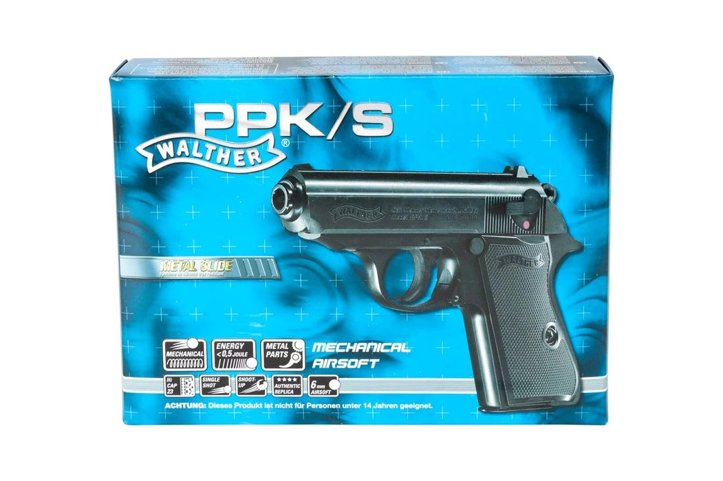 ASG Walther PPK/S (2.5007) Spring gun Black
