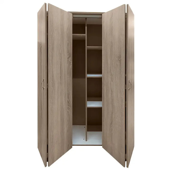 WARDROBE ALPI ACCORDION 116X183X37 CM - Гардероби<<<Мебели и обков<<<Мебели и интериор<<<Praktiker