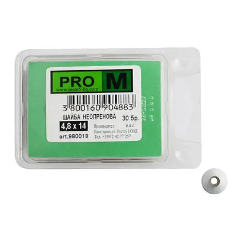 WASHERS WITH RUBBER 30 PCS. PRO M Ф4.8 x 14 MM - Болтове и гайки<<<Винтове и болтови съединения<<<Инструменти и