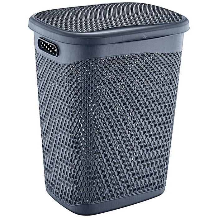 WASHING BASKET 55 L ANTHRACITE HORECANO - Продукти за пране<<<Домашни потреби<<<Кухня<<<Praktiker