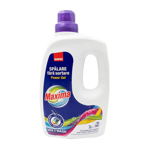 WASHING GEL MAXIMA 60 WASH 3 L SANO MIX&WASH - Почистващи препарати<<<Домашни потреби<<<Кухня<<<Praktiker