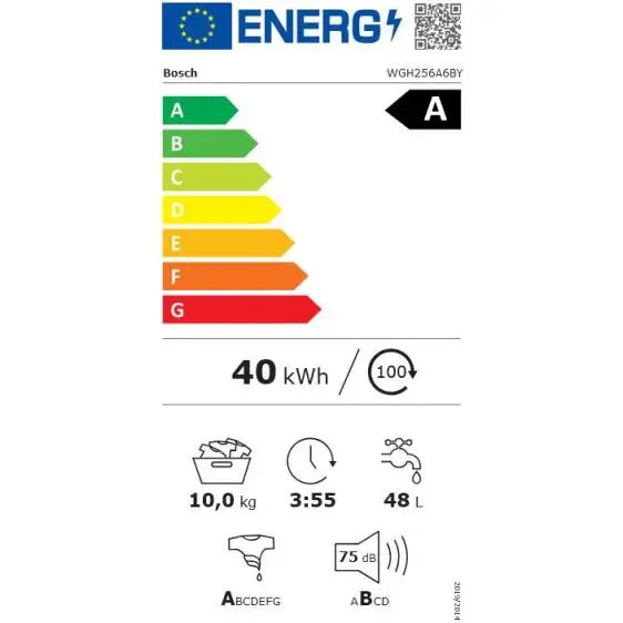 Washing machine BOSCH WGH256A6BY 10 kg i-DOS 1600 rpm - Перални с предно зареждане<<<Перални<<<Едра бяла