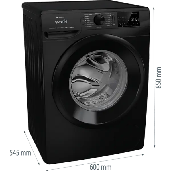 Washing machine GORENJE WPNEI84A1SW/B 8 kg ConnectLife 1400 rpm. Black - Перални с предно зареждане<<<Перални<<<Едра