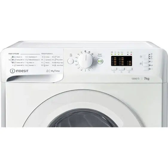 Washing machine INDESIT MTWA 71252 W EE 7 kg 1200 rpm. - Перални с предно зареждане<<<Перални<<<Едра бяла