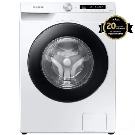Washing machine SAMSUNG WW80T534DAWAS7 8 kg AI Energy Mode Auto dose Eco Bubble 1400 rpm - Перални с предно