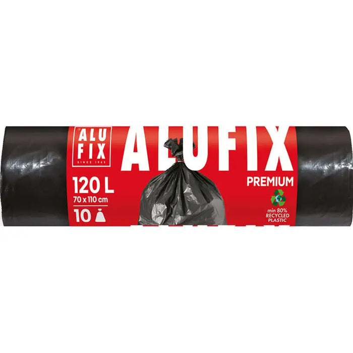 WASTE BAGS 120L 10 PCS LDPE ALUFIX PREMIUM - Кошове и торби за отпадъци<<<Домашни потреби<<<Кухня<<<Praktiker