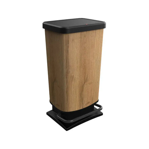 WASTE BIN 40 L PASO WOOD ROTHO - Кошове и торби за отпадъци<<<Домашни потреби<<<Кухня<<<Praktiker