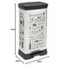Waste bin Curver CEN-45916 Silver Metal 50 L - Почистване Прахосмукачки И Гладене<<<Дом Градина<<<BigBuy&&&Други