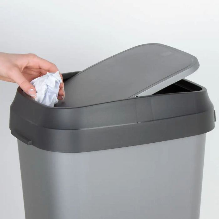 Waste bin Curver Dark grey Plastic 35 L (6 Units) - Почистване Прахосмукачки И Гладене<<<Дом Градина<<<BigBuy&&&Други