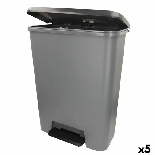 Waste bin Curver Dark grey Plastic 50 L (5 Units) - Почистване Прахосмукачки И Гладене<<<Дом Градина<<<BigBuy&&&Други