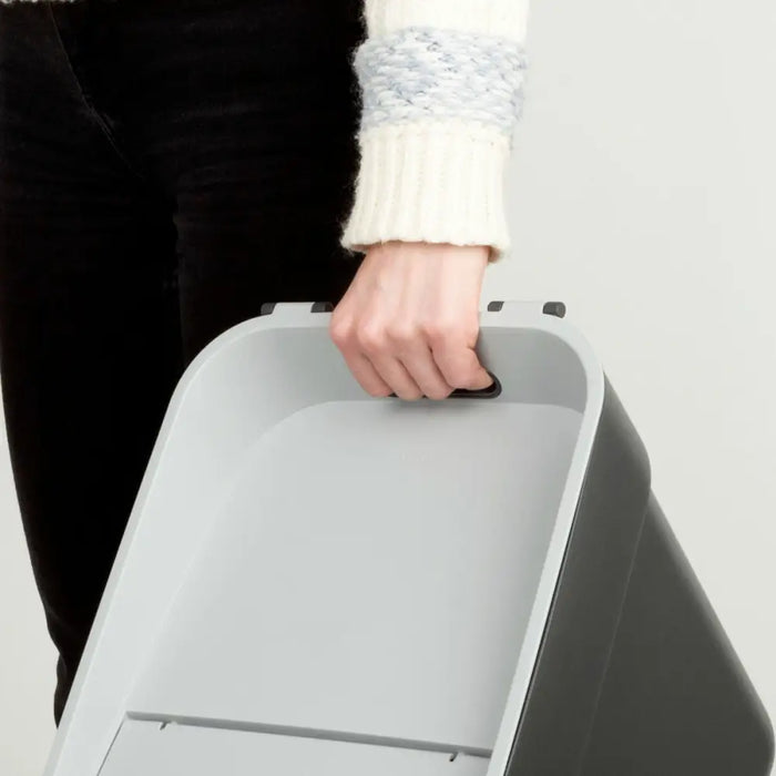 Waste bin Curver Grey Plastic 20 L (6 Units) - Почистване Прахосмукачки И Гладене<<<Дом Градина<<<BigBuy&&&Други