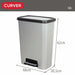 Waste bin Curver Grey Plastic 50 L (5 Units) - Почистване Прахосмукачки И Гладене<<<Дом Градина<<<BigBuy&&&Други