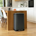 Waste bin Kitchen Move Grey Stainless steel - Почистване Прахосмукачки И Гладене<<<Дом Градина<<<BigBuy&&&Други