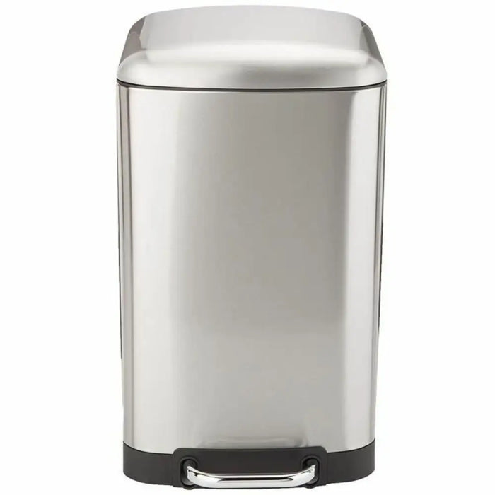Waste bin Kitchen Move Stainless steel 30 L Grey - Почистване Прахосмукачки И Гладене<<<Дом Градина<<<BigBuy&&&Други