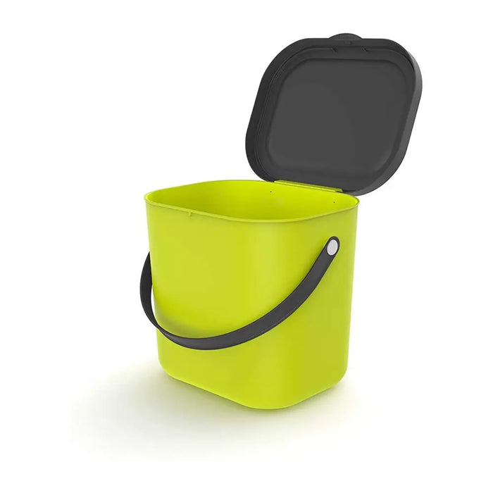 WASTE BIN SEPARATE COLLECTION 6L LIME ROTHO ALBULA - Bowls containers and drinkers (universal)DLZ-MIU<<<For