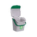 Waste bin Stefanplast ECOWAY Green Grey polypropylene 28 L Stackable (6 Units) - Почистване Прахосмукачки И