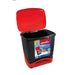 Waste bin Vileda ECO-LOGIC polypropylene 39 L Black Red Red/Black - Почистване Прахосмукачки И Гладене<<<Дом