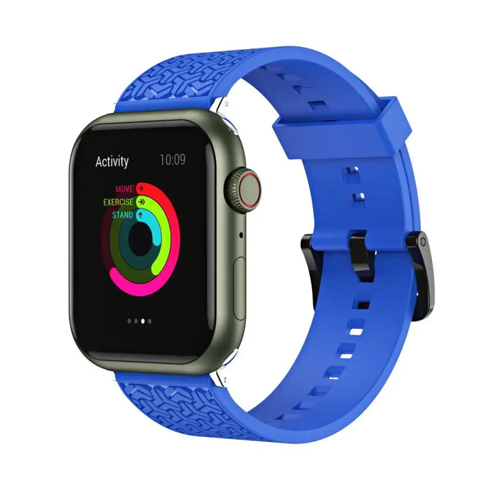 Watch Strap Y bracelet for Apple Watch 42 / 44 / 45 mm - blue - Smartwatch straps and cases<<<HurtelXML