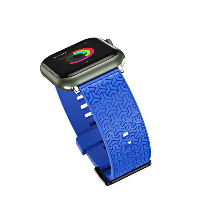 Watch Strap Y bracelet for Apple Watch 42 / 44 / 45 mm - blue - Smartwatch straps and cases<<<HurtelXML