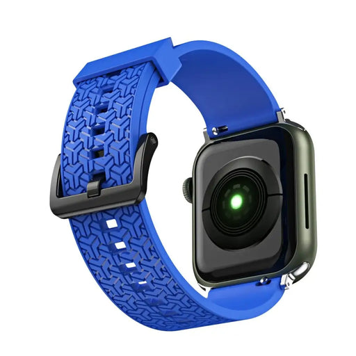 Watch Strap Y bracelet for Apple Watch 42 / 44 / 45 mm - blue - Smartwatch straps and cases<<<HurtelXML