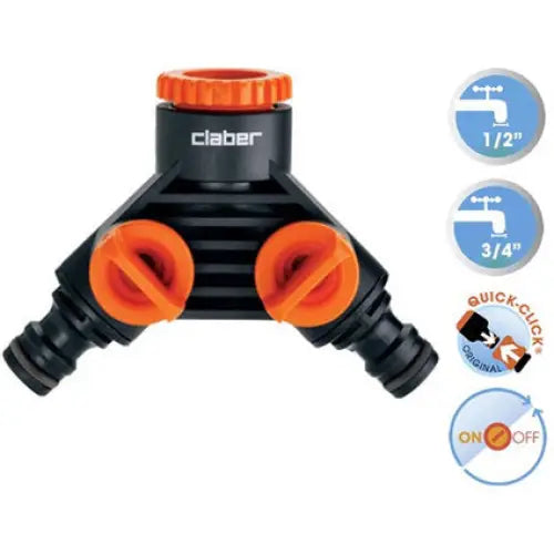 WATER DISTRIBUTOR 1/2’’-3/4’’ CLABER 8599 - Оборудване напояване<<<Напояване<<<Градина<<<Praktiker
