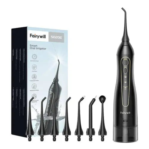 Water Flosser FairyWill FW-5020E (Black) - Irrigators<<<Irrigators<<<Health and beauty<<<InnproXML