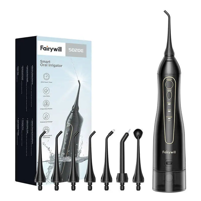 Water Flosser FairyWill FW-5020E (Black) - Irrigators<<<Irrigators<<<Health and beauty<<<InnproXML