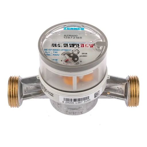 WATER METER ZENNER COLD WATER ZENNER 3/4’’ (20mm) 4m3 - Водомери<<<Вик<<<Строителни