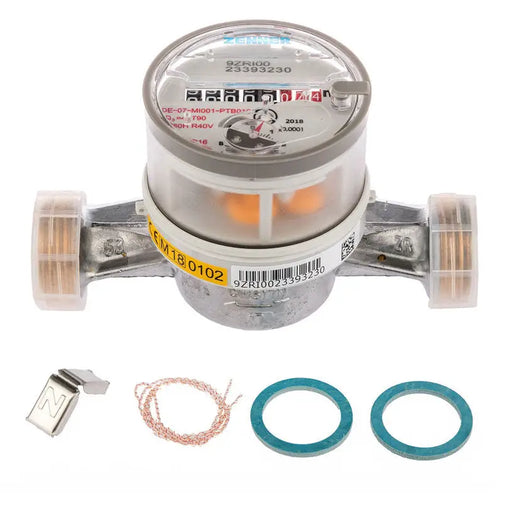 WATER METER ZENNER HOT WATER ZENNER 3/4’’ (20mm) 4m3 - Водомери<<<Вик<<<Строителни