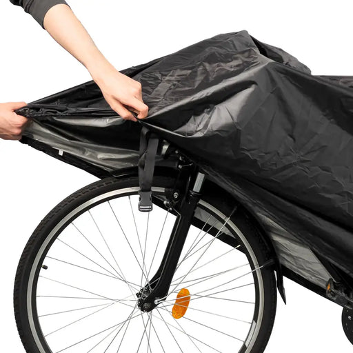 Waterproof bike cover size S - black - Bicycle covers<<<HurtelXML