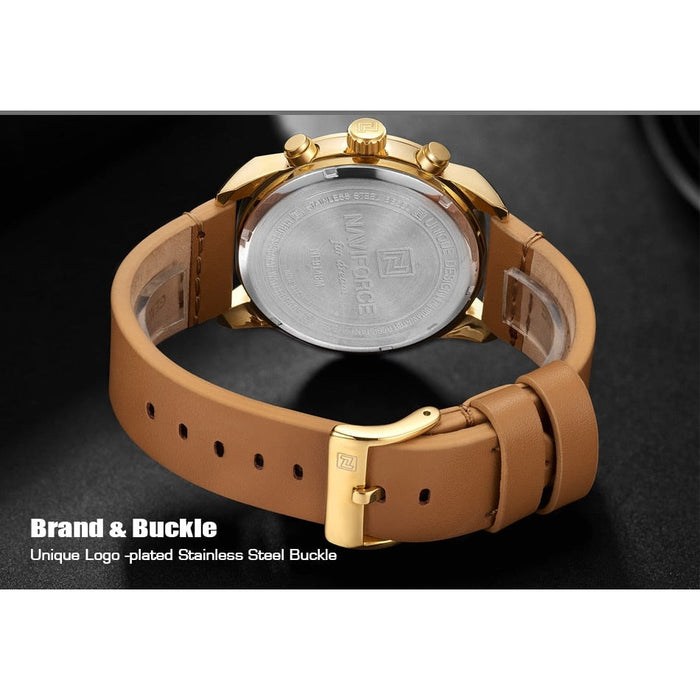 Waterproof male quartz watch NAVIFORCE 9148 - Men’s Watches