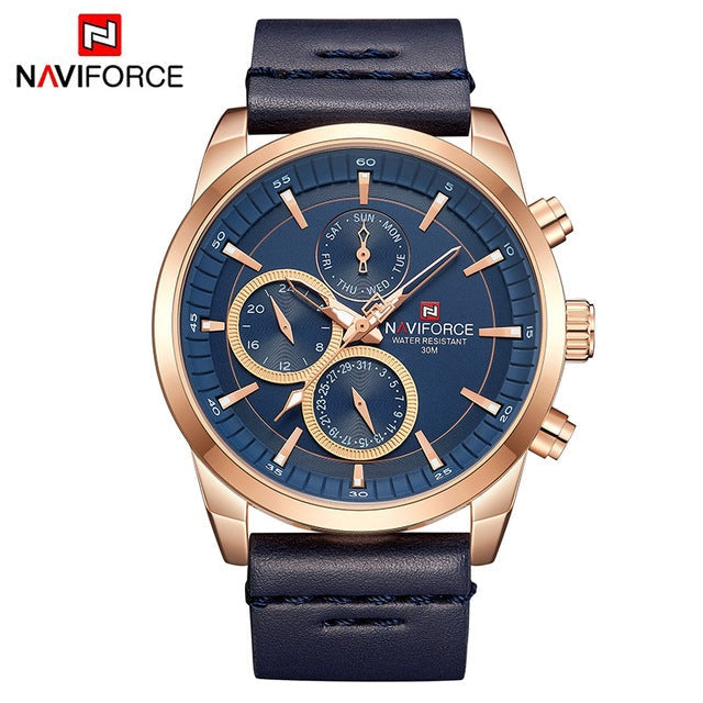 Waterproof male quartz watch NAVIFORCE 9148 - Men’s Watches