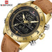Waterproof male quartz watch with dual display NAVIFORCE 9144 - Men’s Watches