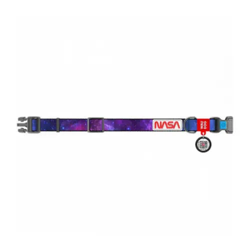 Waudog ’NASA21’’ nylon dog collar with QR code size M width 20 mm - Walking and transportation<<<Pets<<<InnproXML