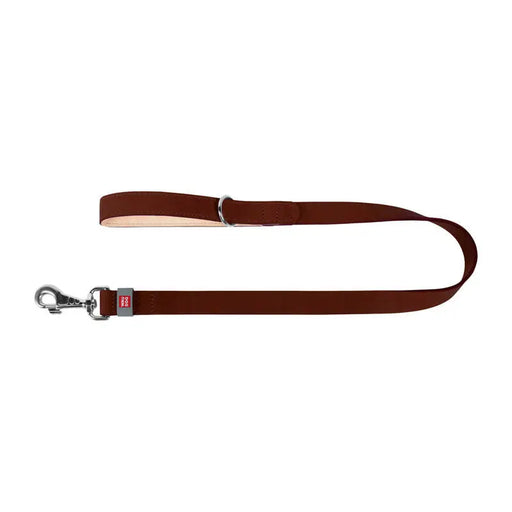 WAUDOG natural leather dog leash 20 mm wide 122 cm long brown - Walking and transportation<<<Pets<<<InnproXML