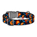 Waudog ’Oranges’ nylon dog collar with QR code size L - Walking and transportation<<<Pets<<<InnproXML