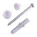 WC INSTALLATION KIT F10X50MM 2 PCS SMART - Комплекти дюбели и винтове<<<Дюбели<<<Инструменти и