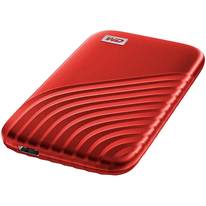 WD My Passport SSD 1TB Red Cross Compatible USB 3.2 Gen-2 and USB-C 1050MB/s Read 1000MB/s Write PC Mac Compatiable