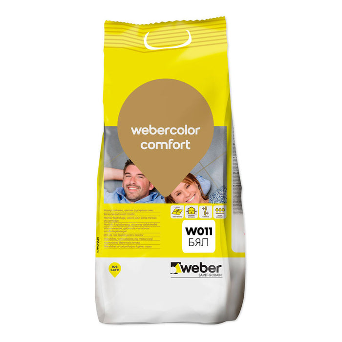 GROUTING MIXTURE COLOR COMFORT WEBER W011 WHITE