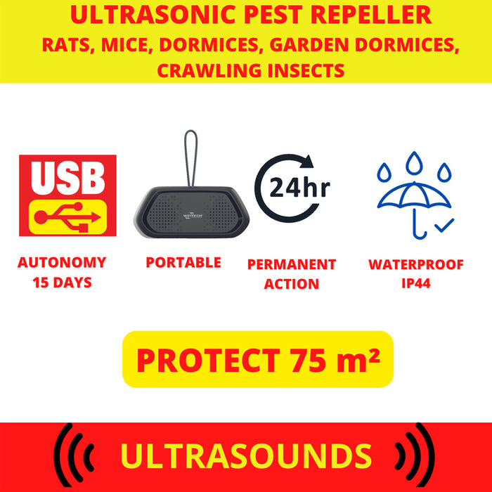 WEITECH ULTRASONIC ELECTRONIC RODENTS DEVICE