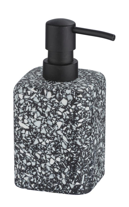 LIQUID SOAP DISPENSER TERRAZZO BLACK