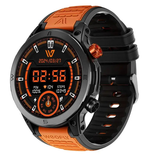 Weofly Conquer Smartwatch - Multifunction Watch Bluetooth 5.3 Orange - Smartwatch smartbandAKG-SMA<<<GSM
