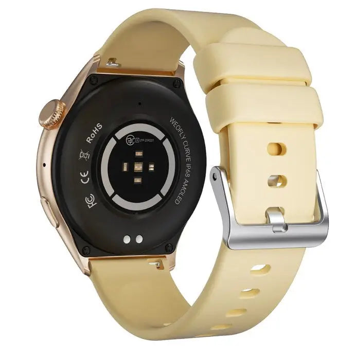 Weofly Curve Smartwatch - Multifunction Watch Bluetooth 5.3 Gold - Smartwatch smartbandAKG-SMA<<<GSM