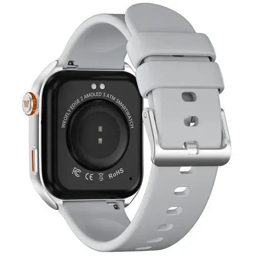 Weofly Edge 2 Smartwatch - Multifunction Watch Bluetooth BT5.3 Silver - Smartwatch smartbandAKG-SMA<<<GSM