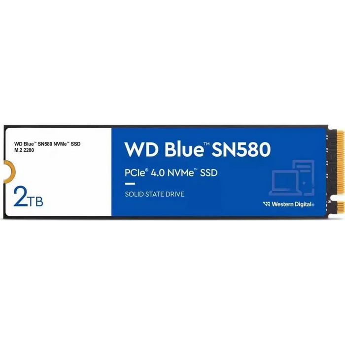 Western Digital Blue SN580 M.2 2 TB PCI Express 4.0 TLC NVMe