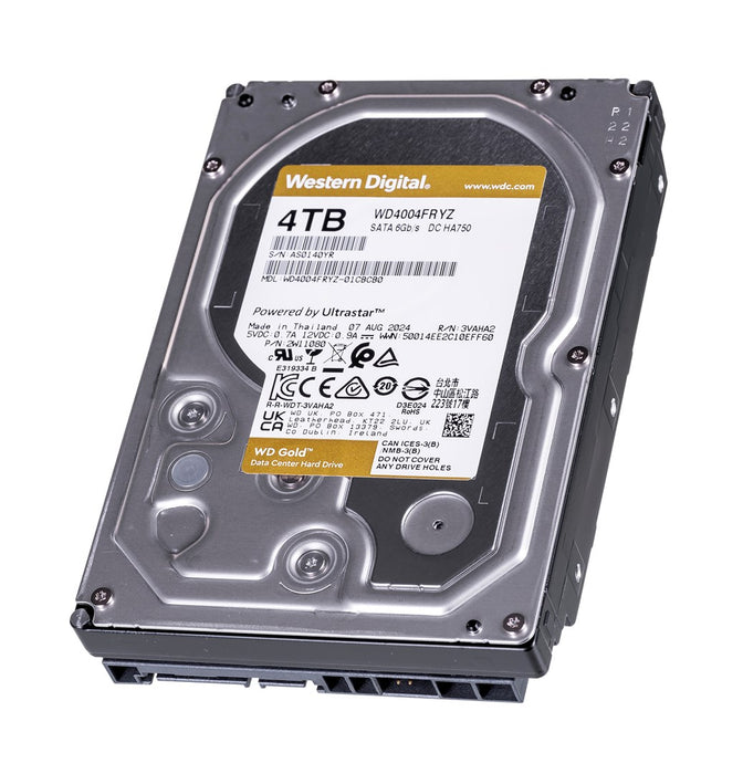 Hard drive 4000GB SATA WD 256MB, GOLD Enterprise, HA750, WD4004FRYZ